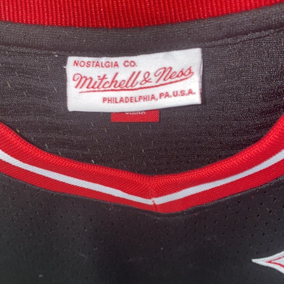 Mitchell & Ness C Red men Baseball mesh jersey. SizeXL. Red, Black and white. - Picture 2 of 4